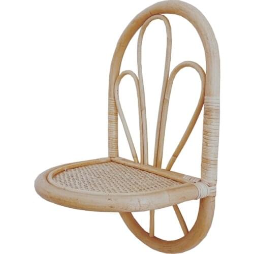 Rattan wall shelf Handmade rattan wall shelf Home decor