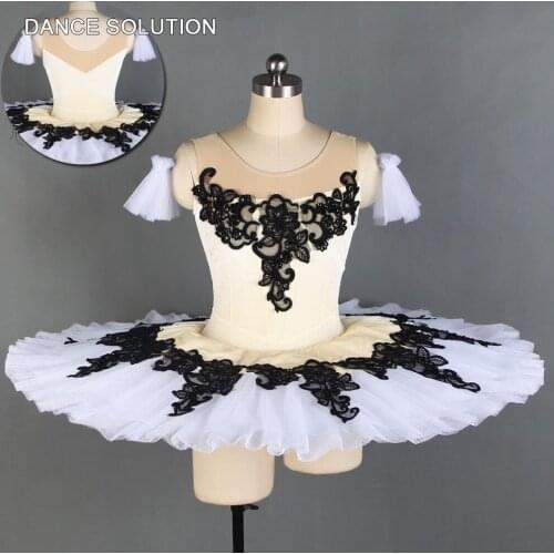 Ivory/white professional ballet dance tutus solo dress for girls & women classical ballet pancake tutu performance tutu BLL134