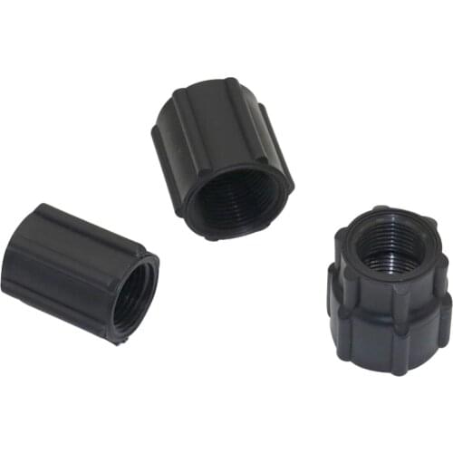 Female thread Straight connector 1/2", 3/4", 3/4" to 1/2" Connector Garden Drip irrigation Adapter Pipe Fittings 3 Pcs
