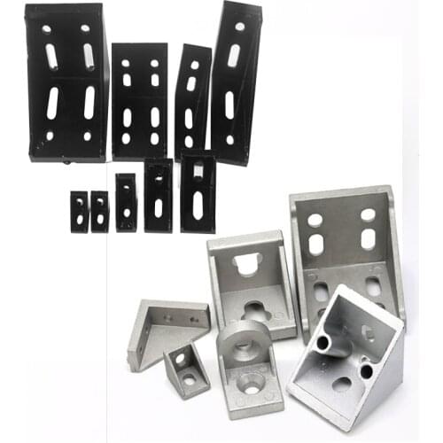 3030 silver black 2020 aluminum corner code 3060 corner seat 4080 thickened 3030/6060/8080 aluminum right angle connector