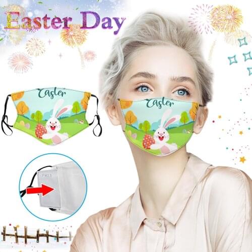 Women Christmas Drill Breathable Cotton Mask Reusable Washable Cloth Mask Elastic Fabric Face Cover Earloop Bandage Masques