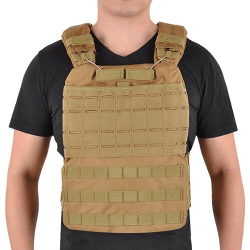 Military Tactical Vest Army Airsoft Body Armor Molle Vest Combat Training Outdoor Hunting Protective Waistcoat Gear Adjustable