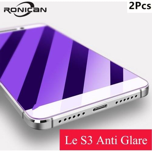 2Pcs Le S3 glass Leeco Le S3 tempered glass Letv Le S3 Lex622 screen protector Le S3 x626 x522 glass film ultra clear Glass Case