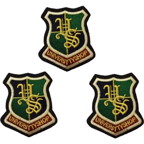 2018 New Badges Size:7.5*6.3cm Embroidered Patch Iron on Sewing Applique Cute Patch Fabric Clothes Shoes Bag DIY Decoration
