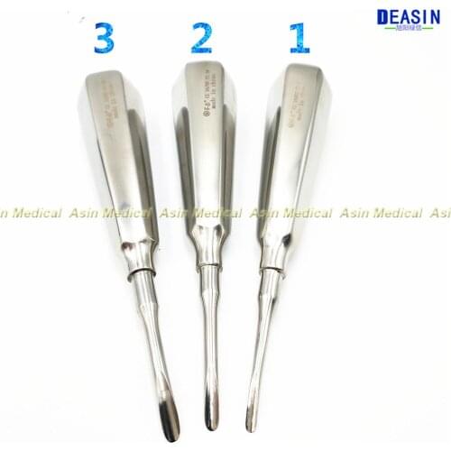 High Quality 3 pcs dental elevator kit dental lab dentistry dentist dental detista equipment clareador curved ROOT ELEVATOR