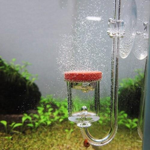 Acrylic Aquarium Carbon Dioxide Transparent Bubble Counter Refiner Fish Tank Water Plants CO2 Atomizer Diffuser
