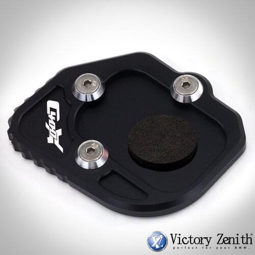 C 400X Motorcycle CNC Side Stand Enlarger For BMW C 400 X C400X C400 X Kickstand Sidestand Stand Extension Enlarger Pad Plate