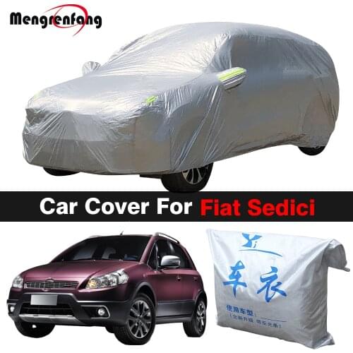 Full Car Cover Auto Anti-UV Sun Shade Rain Snow Resistant Dust Proof SUV Cover For Fiat Sedici