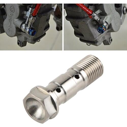 For BMW R 1200 GS Adventure LC M10 x 1.0 30MM Brake Double Banjo Bolt For Yamaha Fit Nissin Dual Hydraulic Line Heating DIY