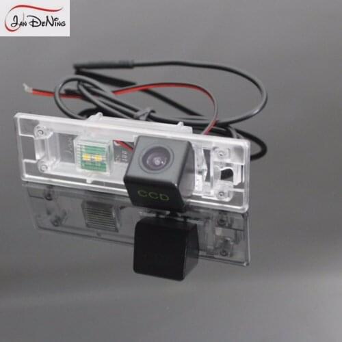 JanDeNing HD CCD Car Rear View Parking/ Backup Reverse Camera/ License Plate Light OEM For BMW 1 M1 F20 F21 Hatchback 2011-2015
