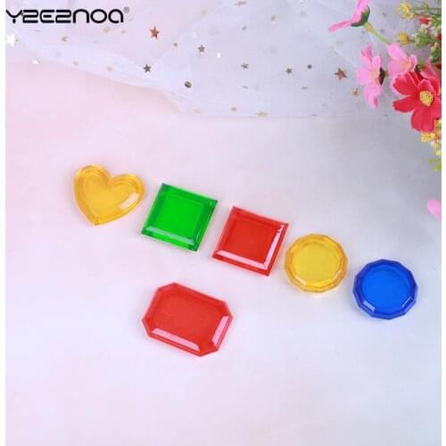 6pcs Gem Set Throwing Toy Swimming Pool Game Children Dive Sticks Toy Jewelry Findings&Components