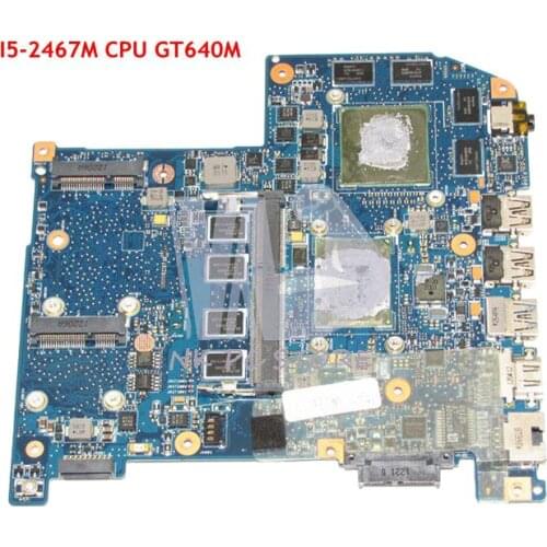 NOKOTION NB.RYK11.005 NBRYK11005 Main Board For Acer aspire M3-581 M3-581TG Laptop Motherboard I5-2467M CPU DDR3 GT640M
