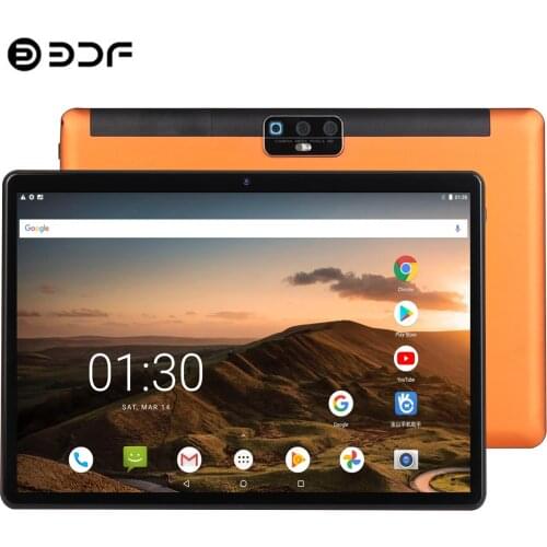 BDF 10 Inch Tablet Pc Android 9.0 2GB RAM 32GB ROM Dual SIM Cards 3G Phone Call Tablets Google Play GPS 10.1 Tab WiFi Bluetooth