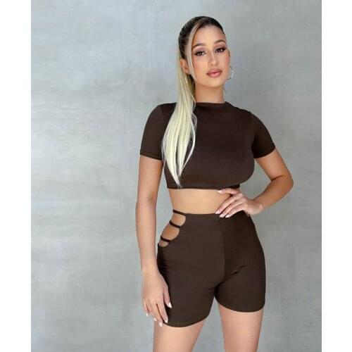 2Pcs Women Sport Suit 2021 New Gym Set Sexy Bra Summer Shirt Shorts Sleeve Running Clothes Wear Slim Fit Female T-shirt Yoga Set