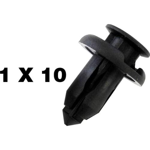 10 mm Shield/Fillings/Skins/Cover 10 x Clips/Plastic SCREW
