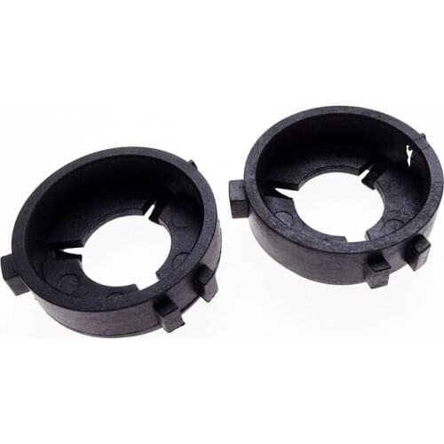 2 Pcs Black Auto Headlamp Mount Stand H7 LED Bulb Base Holder Adapter Exterior Accessories for Volkswagen Golf-6 Sharan Scirocco