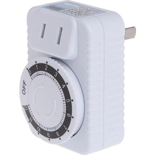 AC 220V 12 Hour Electrical Mechanical Timer Wall Plug Switch Digital Countdown Timer Socket