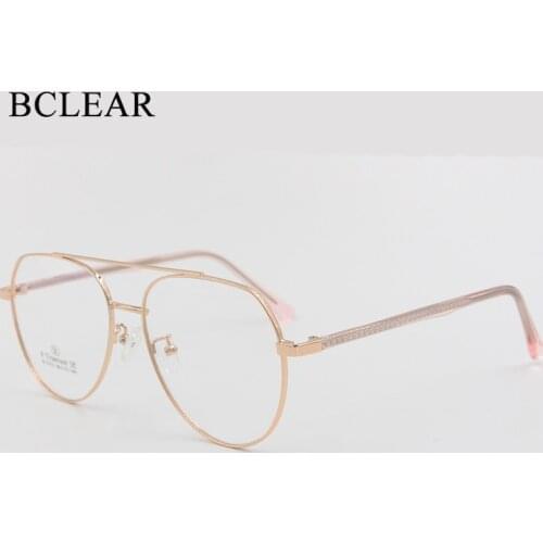 BCLEAR 2021 New Arrival Classic Fashion Alloy Men Women Optical Frame Spectacle Eyeglasses Frames Myopia Prescription Eyewear