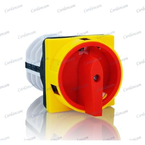 Cardancam Universal Switch TA10-32(LW26/LW39/LW38/CA10/C26)Rotary Swtich Cam Switch Ui660V Ith 32A with Padlock 2P/3P/4P/5P/6P