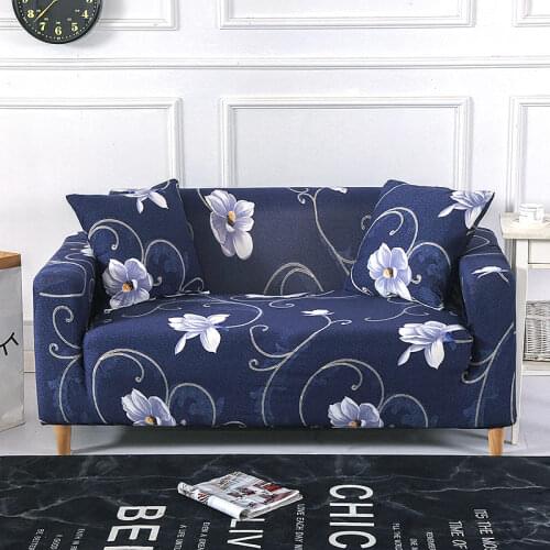 Plant Leaf/Flower Print Sofa Cover Slipcover Stretch Sofa Covers for Living Room Elastic Couch Chair Cover Sofa Towel 1-4-seater