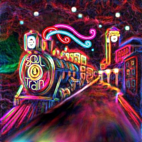 Soul Train Colorful Light music backdrops High quality Computer print party background