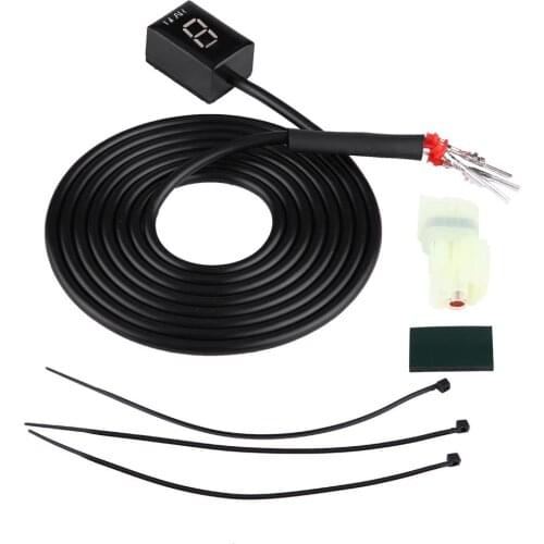 Oversea 6 Speed Gear Display ECU Plug Mount Indicator RED1-6 Level Gear Indicator Fit For Honda CB400F CB500X CBR600RR CB650F