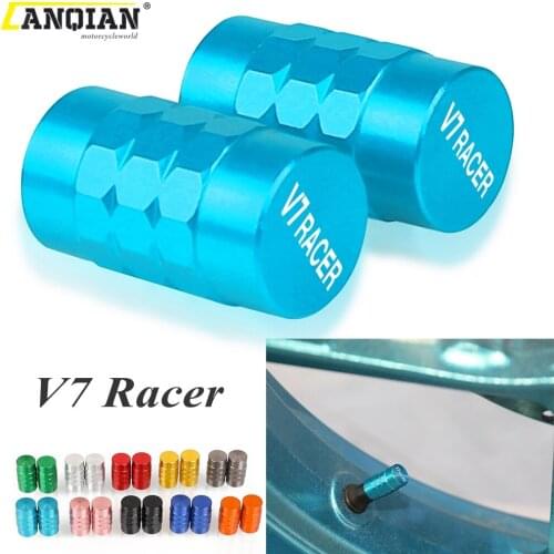 For MOTO GUZZI V7Racer V7 Racer 2011 2012 2013 2014 2015 Motorcycle Accessories Wheel Tire Valve Cap Tyre Rim Stem Airdust Cover