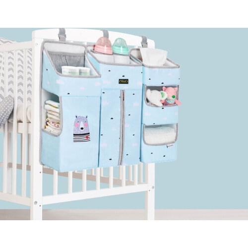 Portable Bab yHanging Bag Crib Organizer Bed Baby Essentials Diaper Storage Cradle Bag Bedding Set