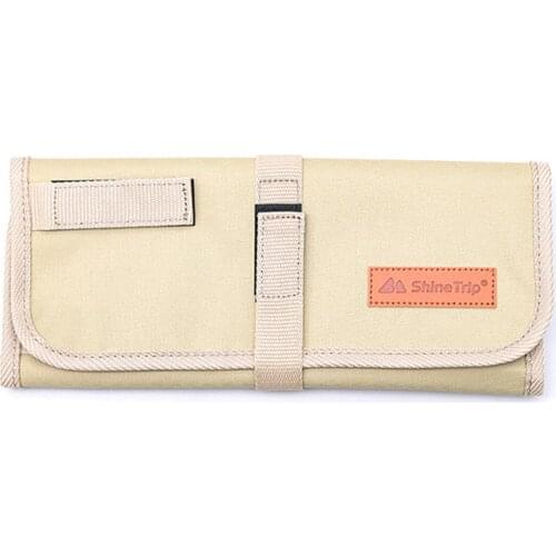 Portable Flip Cover Type Tableware BagTravel Flatware Household Camping Outdoor Picnic Utensils Storage Bag