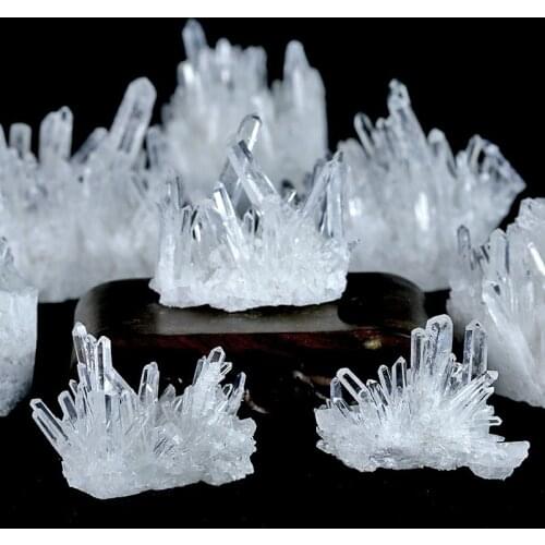Natural Himalaya Quartz Crystal Cluster Rock Stones Mineral Reiki Healing Specimen Home Deco