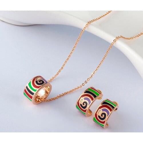 R&X Dubai Ensemble Necklace/earrings Bijoux Women Anniversary Romantic Fashion Jewelry Classic Jewelry Sets Trendy Dieraden Sets