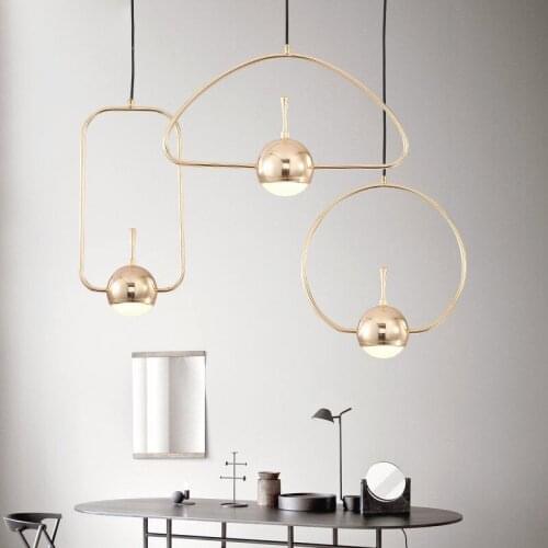 Modern industrial lamp luminaire suspendu glass ball Home Decoration E27 Light Fixture bedroom LED pendant lights luminaire