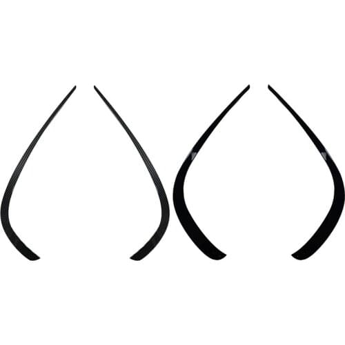 Car Front Bumper Splitter Spoiler Air Knife Covers Trim for Mercedes-Benz E-Class Coupe C207 2013-2016 AMG Line