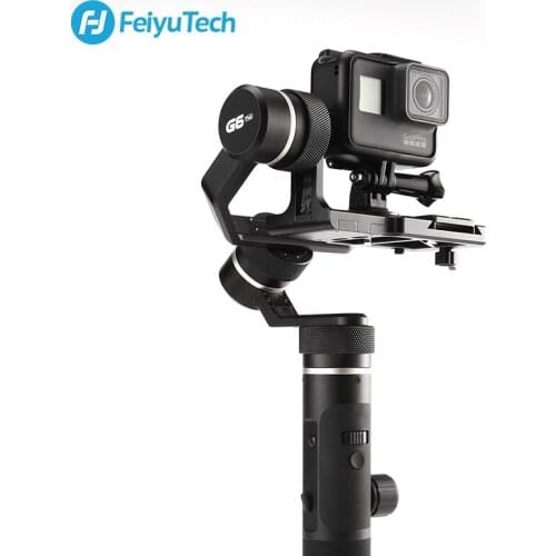 FeiyuTech G6 Plus 3-Axis Handle Splashproof Gimbal Feiyu G6P Stabilizer for Mirrorless Pocket Camera GoPro Hero 5/6 Smartphone