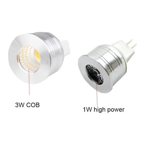 MR11 LED Light Bulb 1W 3W 12V 35mm Diameter Bright Mini LED MR 11 GU4 Spotlight Bulb GU5.3 GU10 LED Lamp 220V 110V