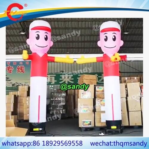 Free air ship,10ft/3m Air Dancers Sky Dancer Inflatable Tube Man Puppet Wind Flying Promotional Balloons Advertising Waver