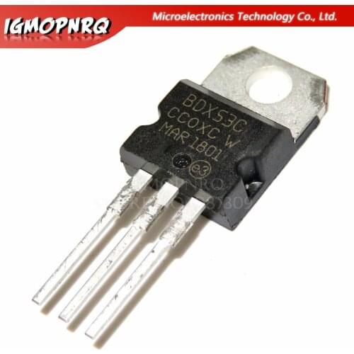 10PCS BDX53C BDX33C BDX34C BDX54C BDX53 BDX33 BDX34 BDX54 TO220 new and original