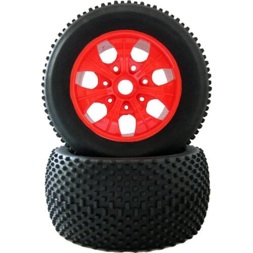 4pcs/lot RC Rubber Sponge Tires Tyre Rim Wheel 140*68mm For 1/8 HSP Baja Tyranno Off Road Monster RC Truck