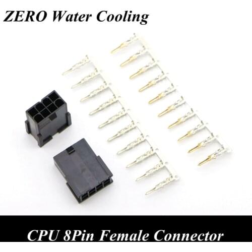 50pcs/Lot 4.2mm Pitch 5559 CPU/ATX 8Pin Female Connector + 400pcs Terminal Pins