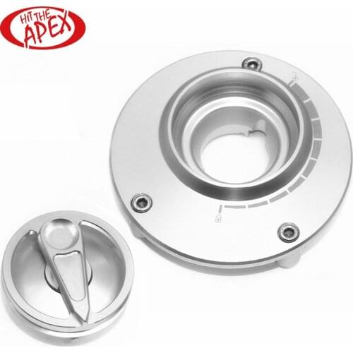 CNC Aluminum Motorcycle Fuel Tank Cap For SUZUKI GSF1250 BANDIT 2006-2009 2010 Keyless Twist off Nimble Quick Lock Gas Cover