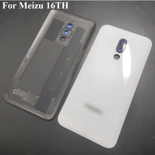 Tested NEW Black For Meizu 16TH 16 TH Full Battery Cover Back Cover Door Housing Case For Meizu16TH with logo