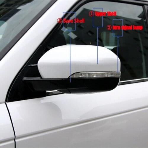 For Changan CS95 2016 2017 - 2020 Side Mirror Protector Outside Rearview Mirror Frame Rear View Mirror Cover Base Support Shell