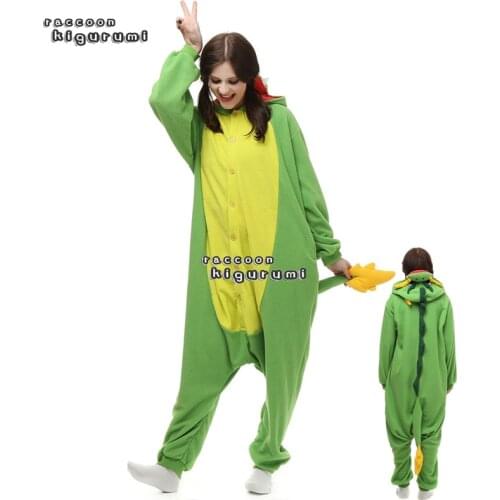 Dragon Unisex Animal Fleece Woman Onesies Boy Girl Unicorn Winter Halloween Cartoon Cosplay Pajama Raccoon Kigurumi Dinosaur