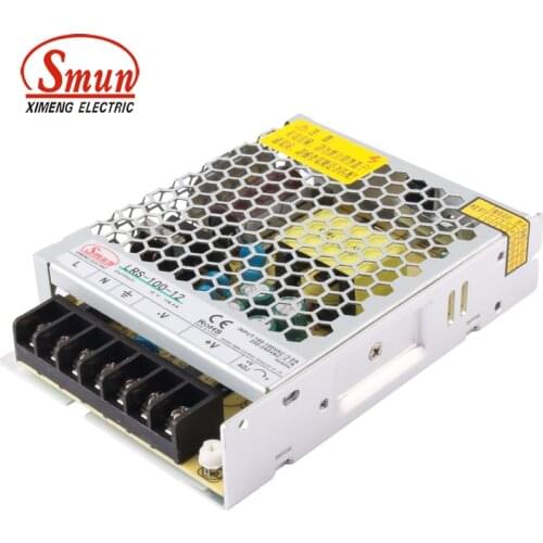 Smun LRS-100-12 100W 12VDC 8.5A Output Industrial AC-DC Switching Mode Power Supply SMPS