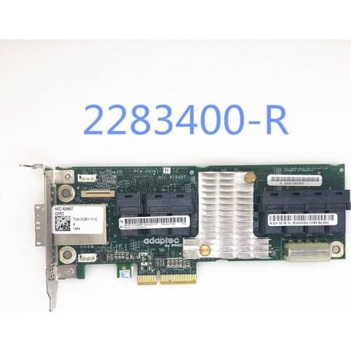 Microsemi PMC Adaptec Model 82885T P/N: 2283400-R 36-Port Expander 12Gb/s PCI-E 3.0 X8 Controller SAS Card