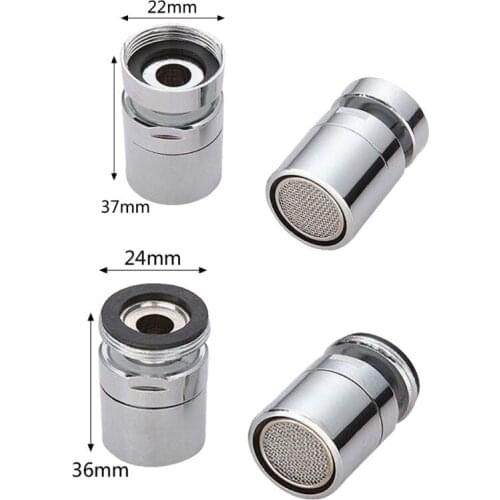 Brass Water Saving Tap Faucet Aerator Sprayer Attachment with 360-Degree Swivel