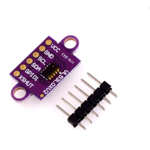 VL53L0X VL53L1X Time-of-Flight Laser Ranging Sensor Breakout 940nm GY-VL53L0XV2 Laser Distance Module I2C IIC 3.3V/5V