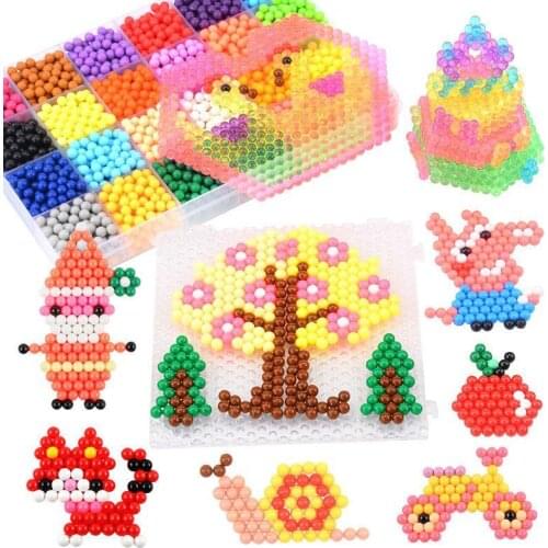 2021 HOT Sell Epoch Beads Set Water Beadbond Childrens Educational Toys DIY Magic Puzzle Packed Magical Beados