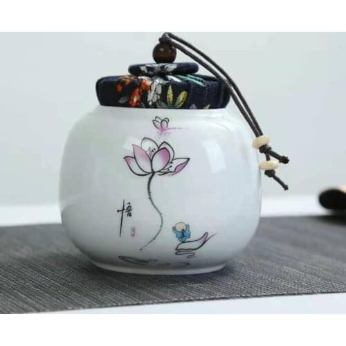 Mini Ceramic Tea Can