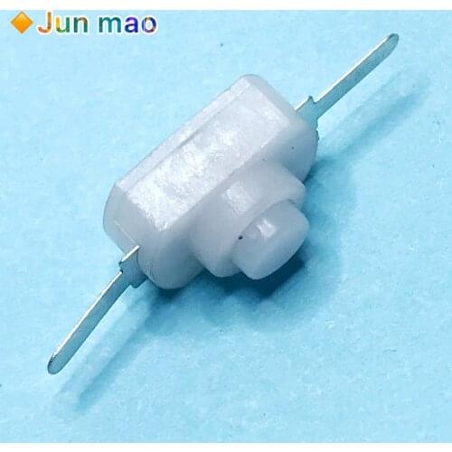 10PCS 12*8MM DC 30V 1A White On Off Mini Push Button Switch for Electric Torch 1208YD Trumpet Flashlight Switches HOT 12*8*5